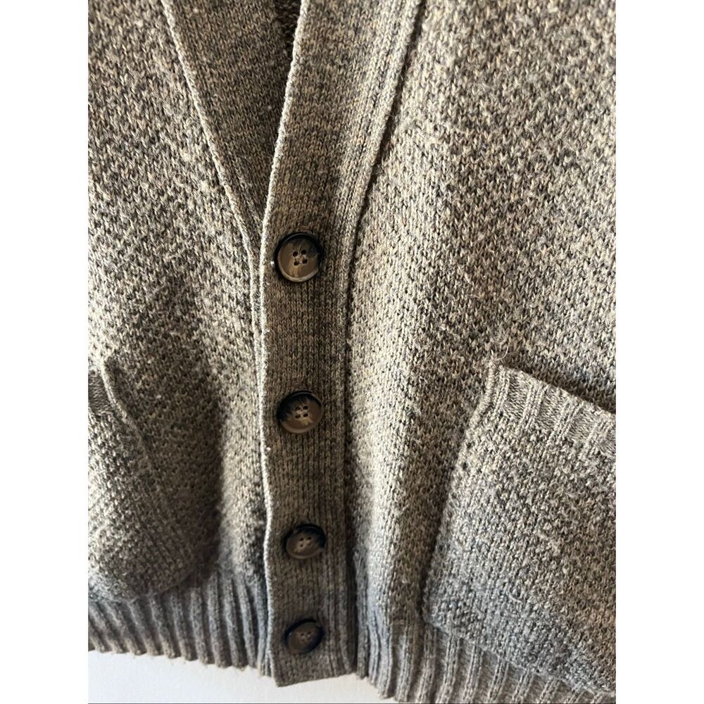 Vintage London Fog Sweater Vest XL Gray Knit Grandpa Core Academic old money - Picture 4 of 8